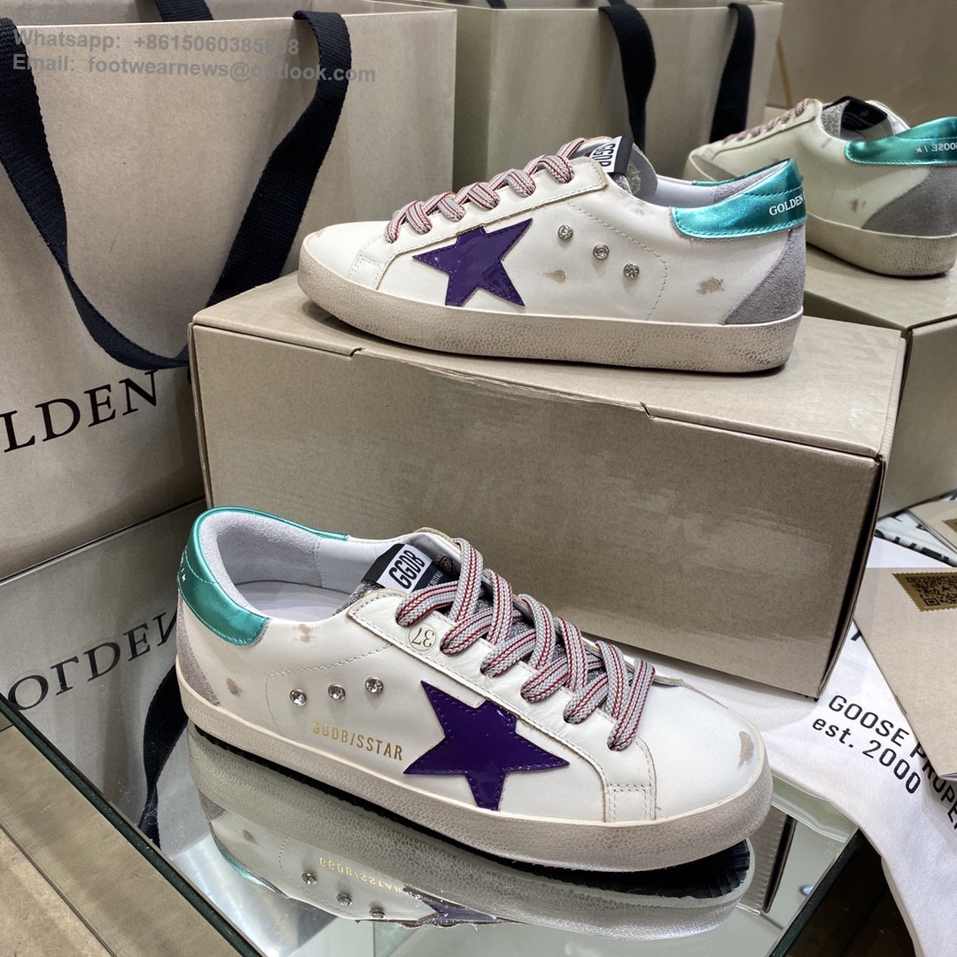 GOLDEN GOOSE Super-Star low-top Sneakers Lace-up GGDB Women Men Shoes