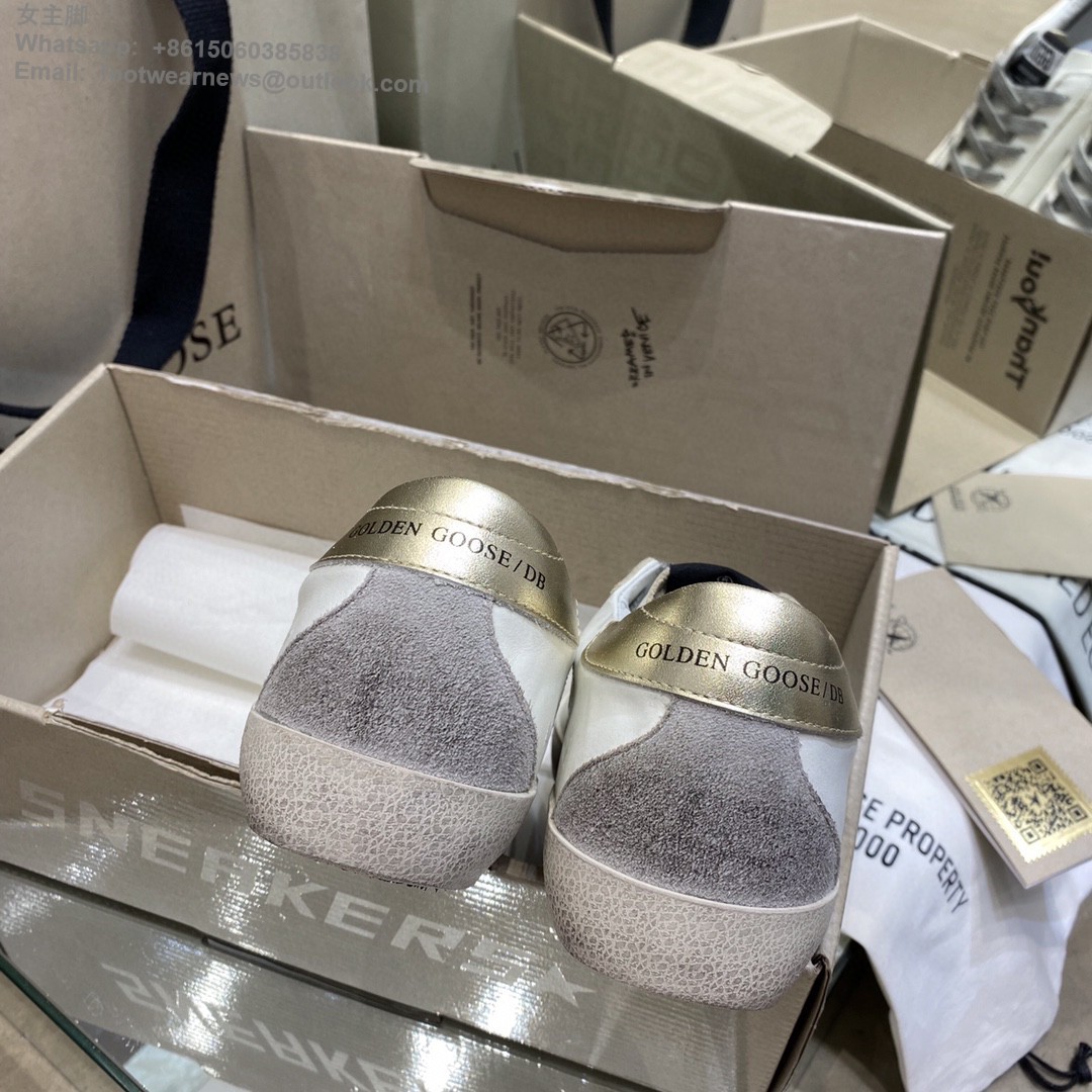 GOLDEN GOOSE Super-Star low-top Sneakers Lace-up GGDB Women Men Shoes