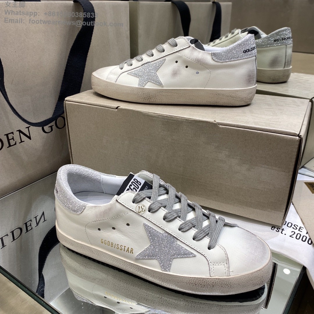 GOLDEN GOOSE Super-Star low-top Sneakers Lace-up GGDB Women Men Shoes