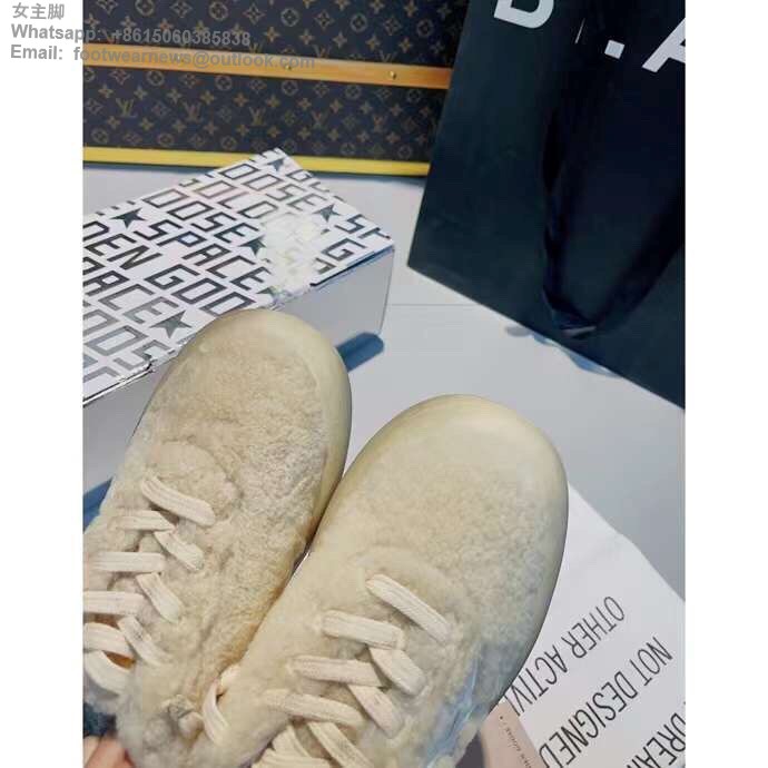 Golden Goose GGDB Fur pink star Sneakers Women Men Shoes