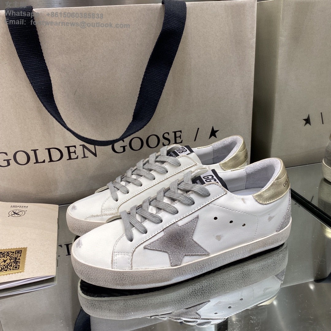 GOLDEN GOOSE Super-Star low-top Sneakers Lace-up GGDB Women Men Shoes