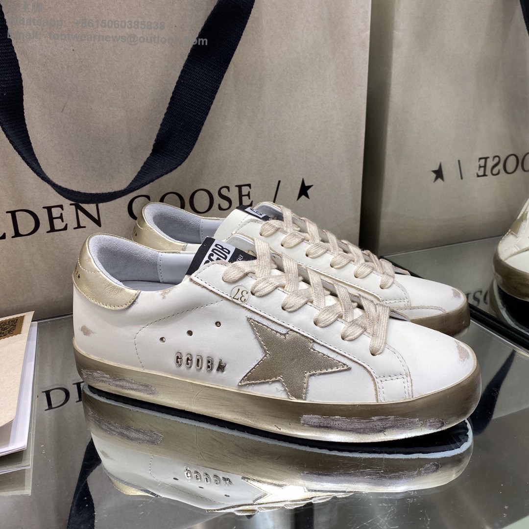 GOLDEN GOOSE Super-Star low-top Sneakers Lace-up GGDB Women Men Shoes