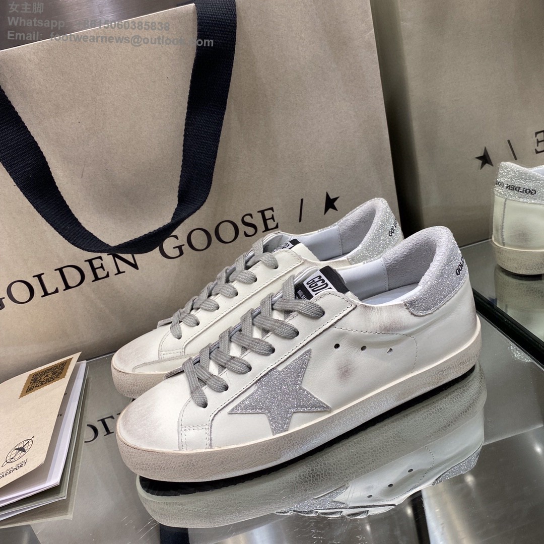 GOLDEN GOOSE Super-Star low-top Sneakers Lace-up GGDB Women Men Shoes