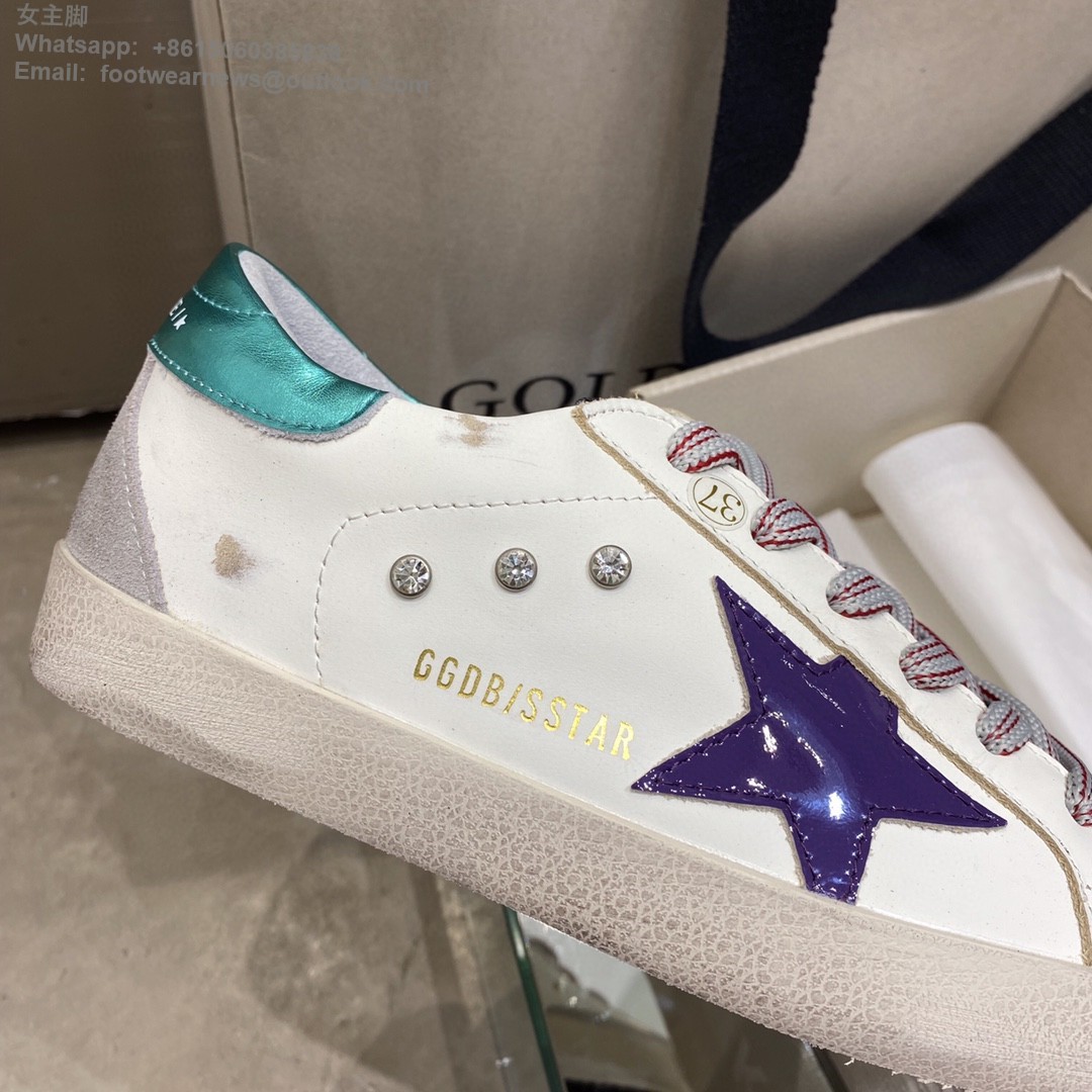 GOLDEN GOOSE Super-Star low-top Sneakers Lace-up GGDB Women Men Shoes