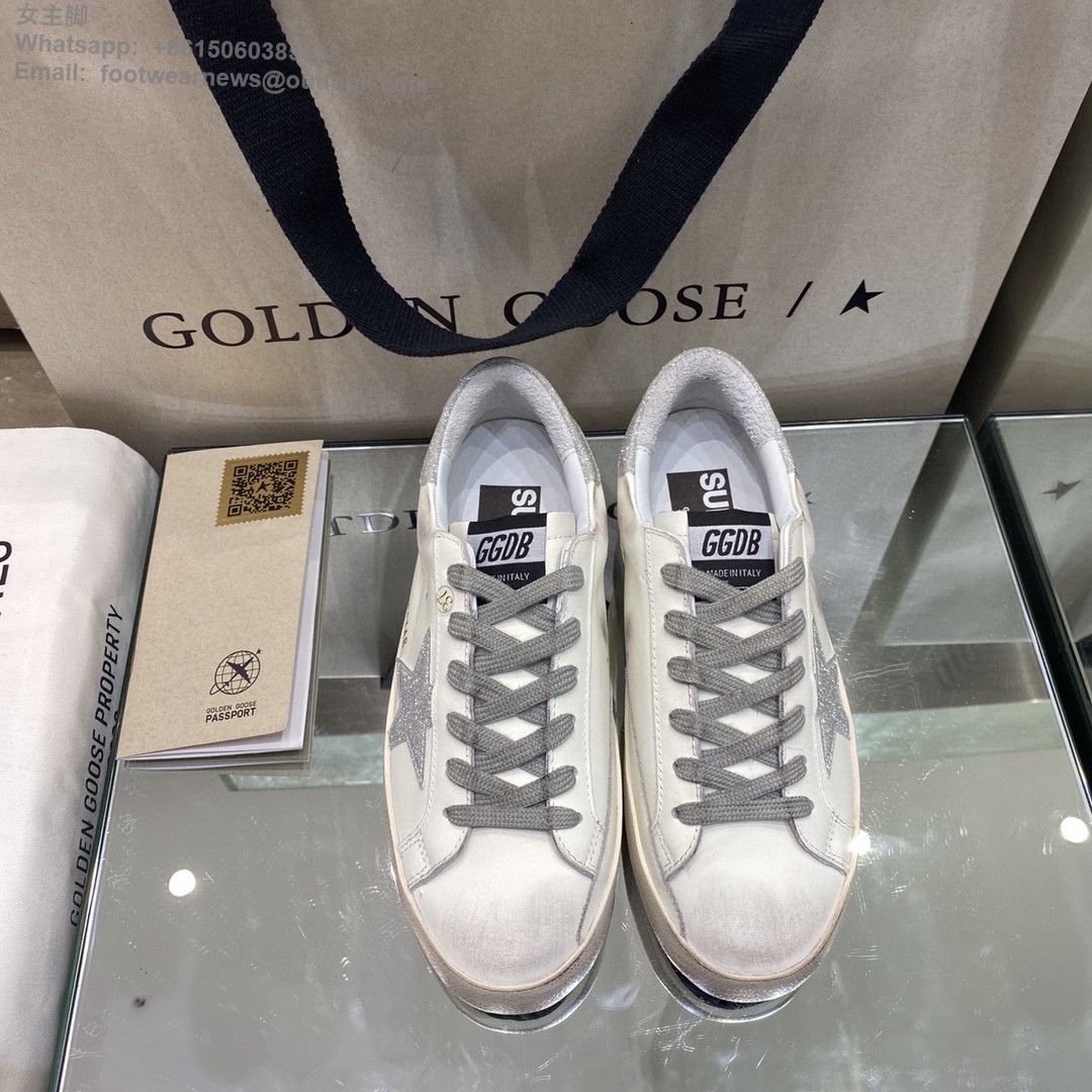 GOLDEN GOOSE Super-Star low-top Sneakers Lace-up GGDB Women Men Shoes