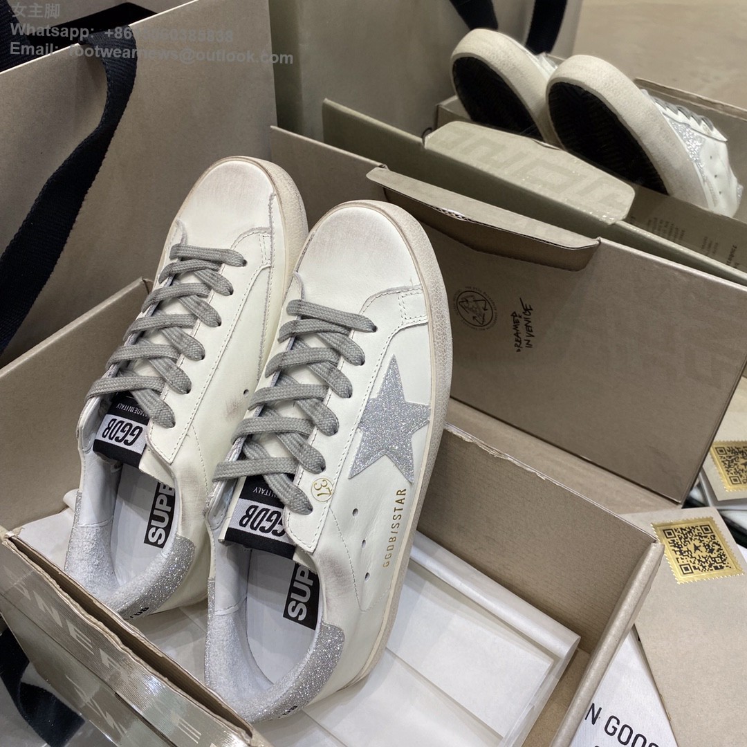 GOLDEN GOOSE Super-Star low-top Sneakers Lace-up GGDB Women Men Shoes