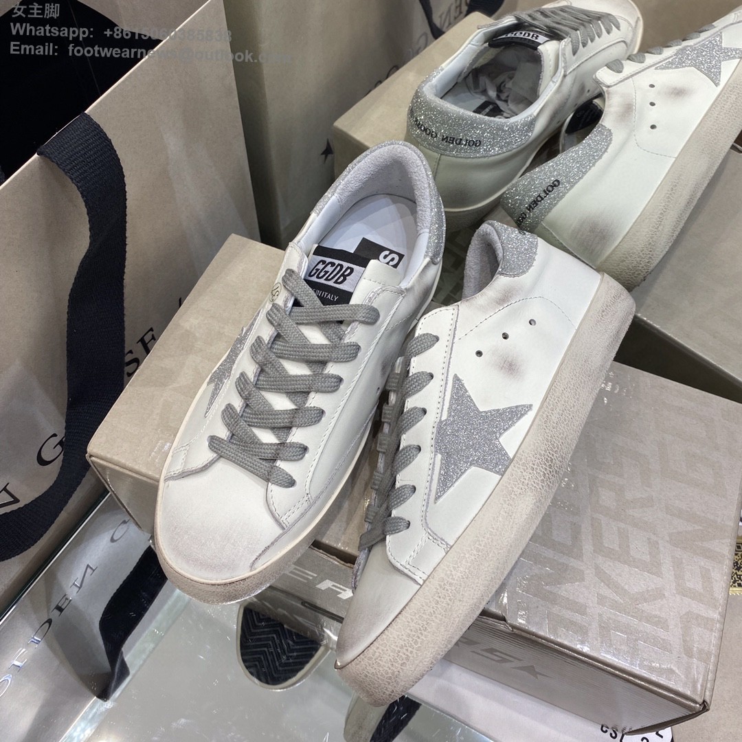 GOLDEN GOOSE Super-Star low-top Sneakers Lace-up GGDB Women Men Shoes