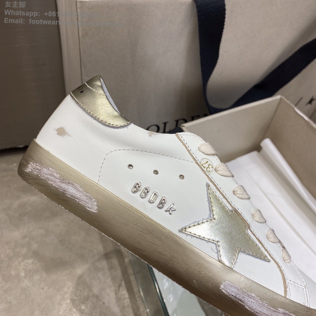 GOLDEN GOOSE Super-Star low-top Sneakers Lace-up GGDB Women Men Shoes