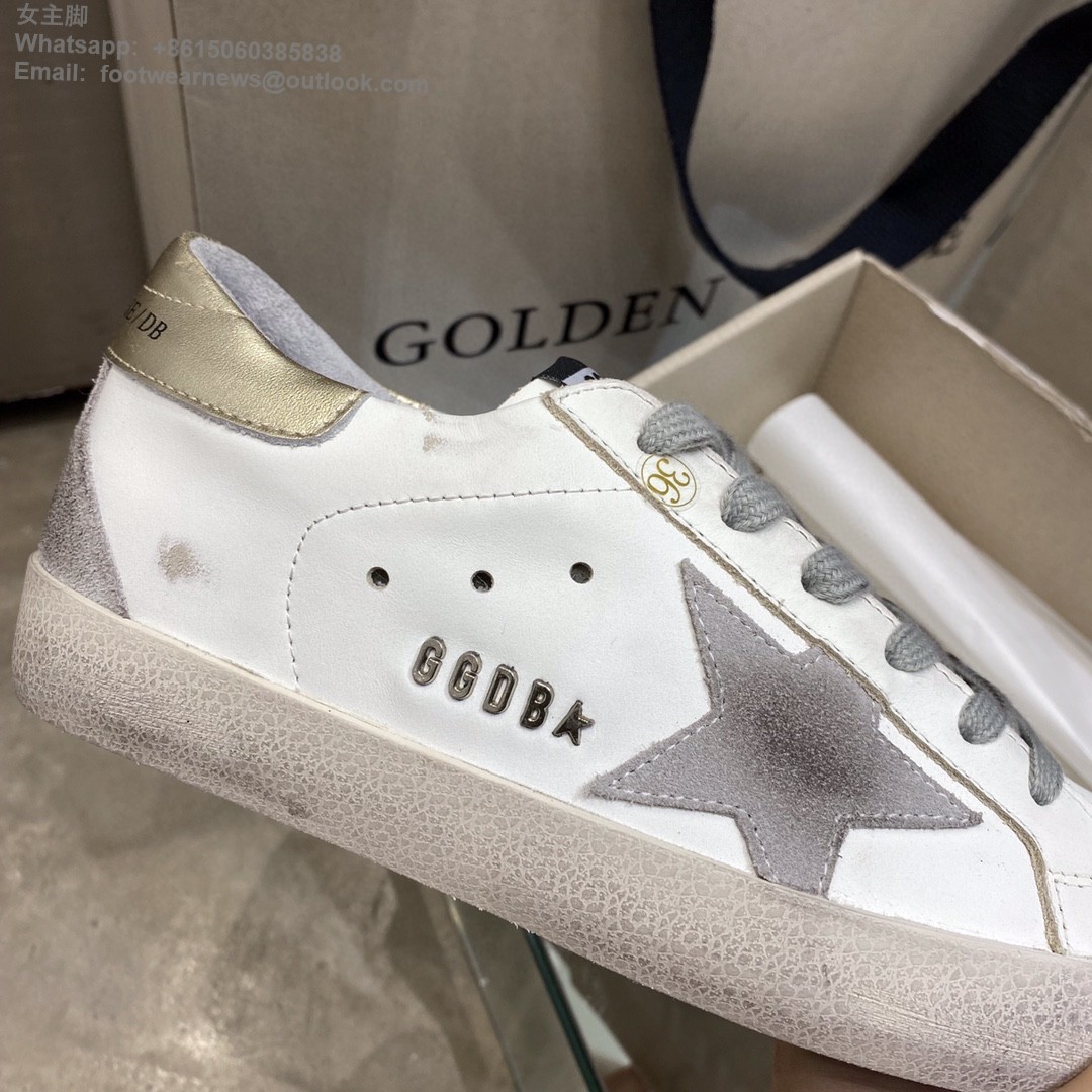GOLDEN GOOSE Super-Star low-top Sneakers Lace-up GGDB Women Men Shoes