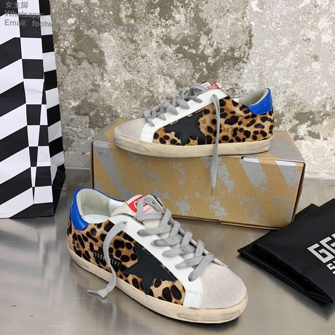 GOLDEN GOOSE GGDB super star Low top Mens Women Sneakers Shoes leopard