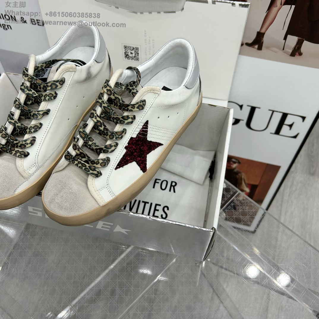 GOLDEN GOOSE GGDB Super star Low top Mens Women Sneakers Shoes