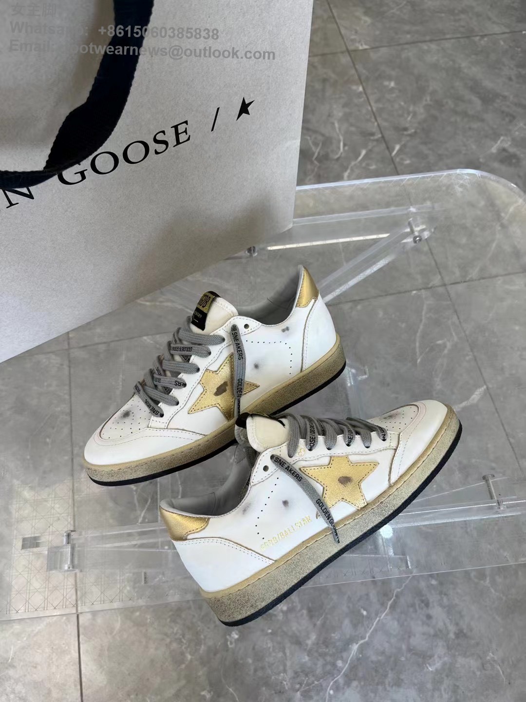 GOLDEN GOOSE GGDB ball star Low top Mens Women Sneakers Shoes