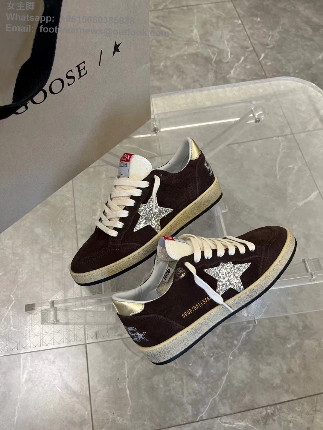 GOLDEN GOOSE GGDB ball star Low top Mens Women Sneakers Shoes