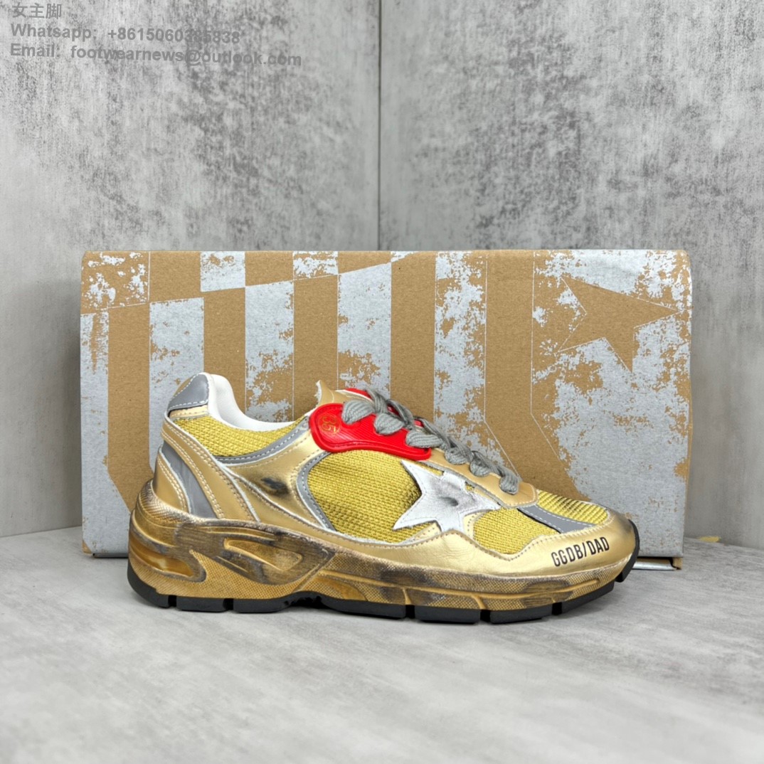 GOLDEN GOOSE Dad-Star Running Trainers GGDB Mens Women Sneaker Shoes