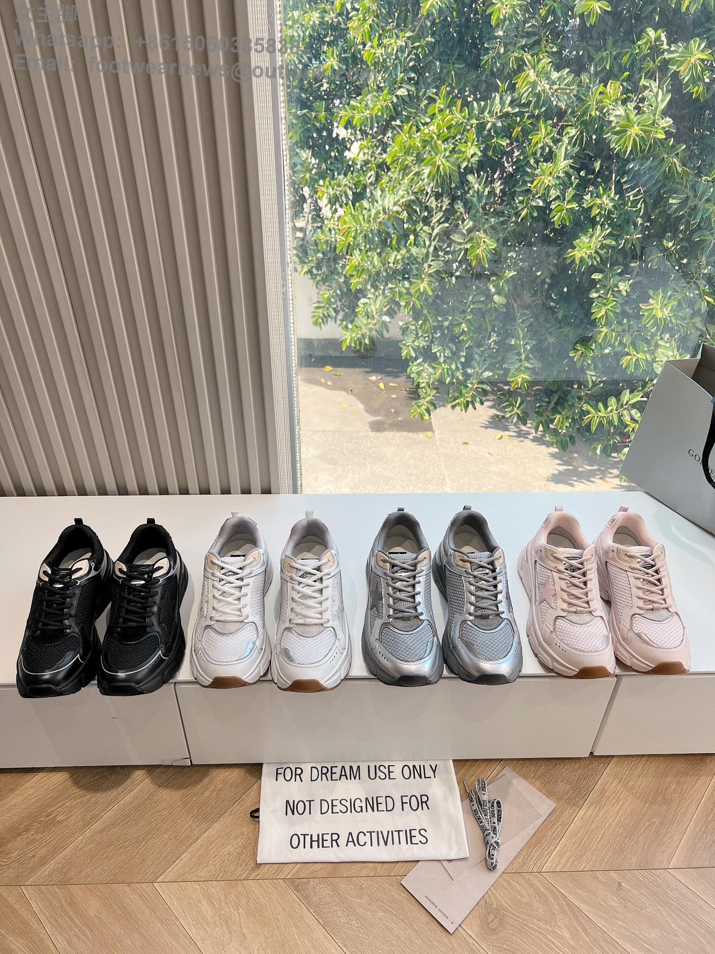 GOLDEN GOOSE Stardan Running Trainers Light star GGDB Mens Women Sneaker VCE 2000 Dad-Star Shoes