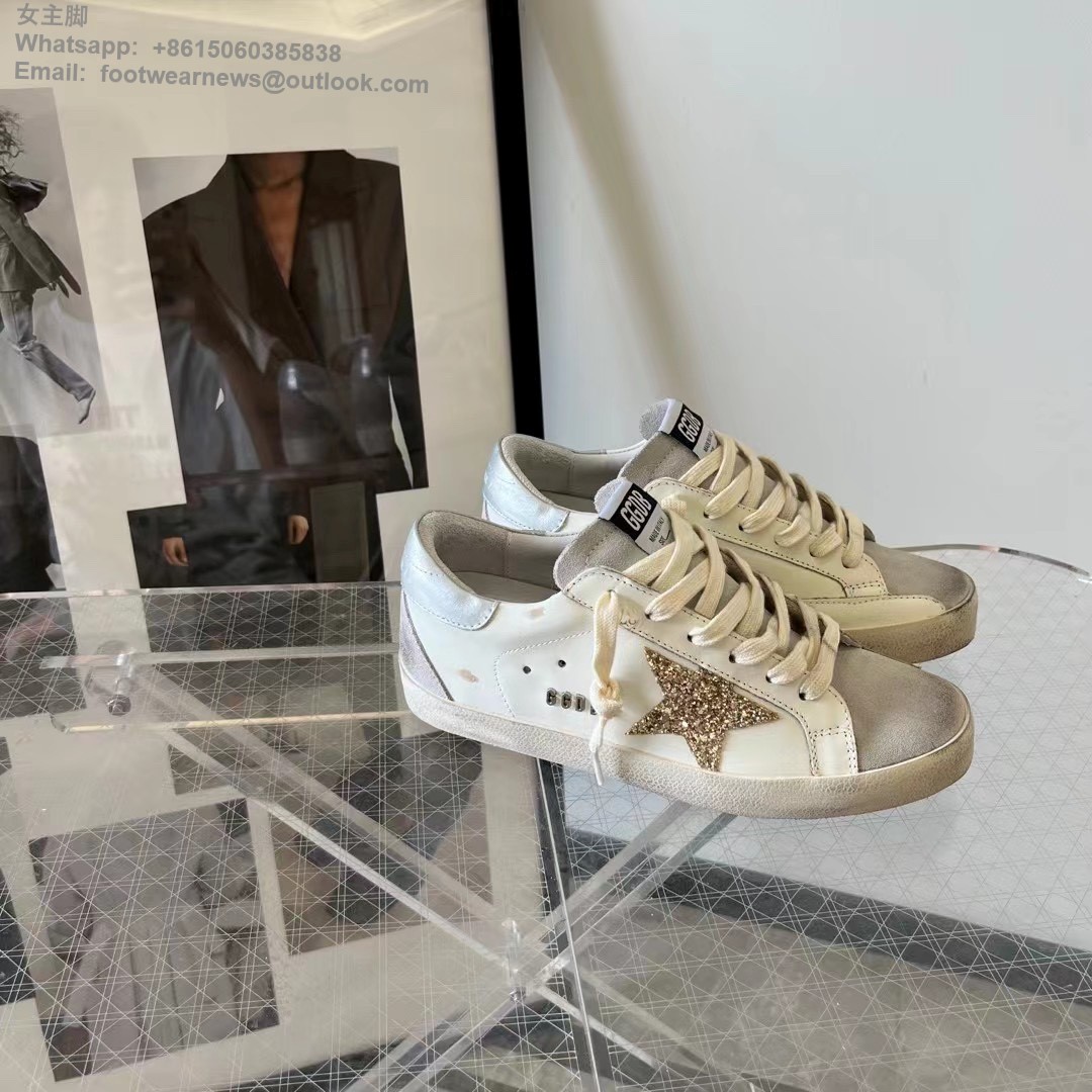 GOLDEN GOOSE Super Star Sneakers GGDB Low top Mens Women Shoes