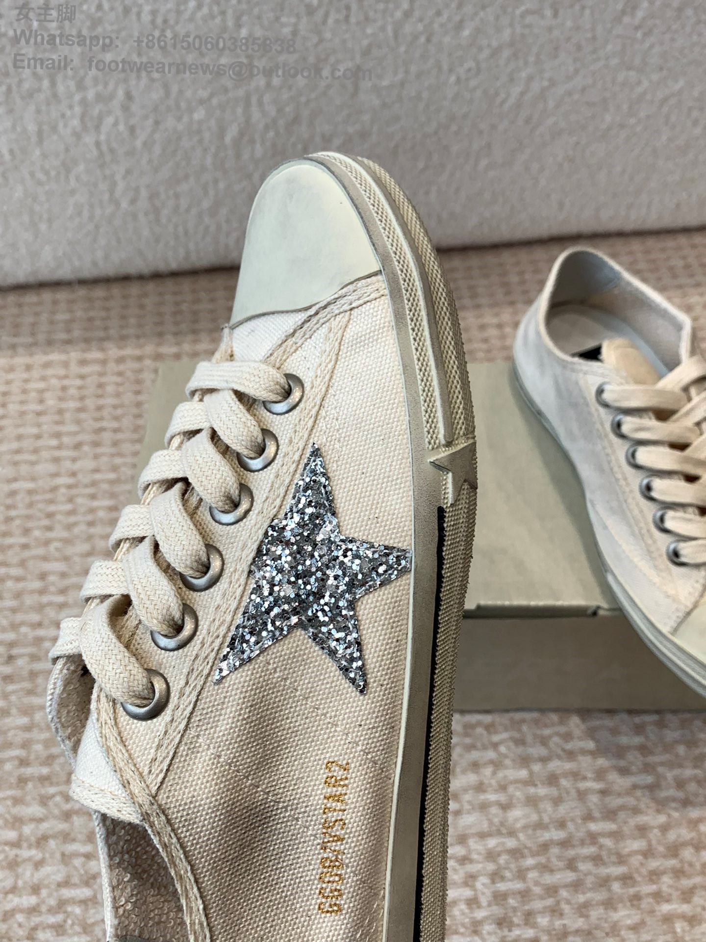 Golden Goose Vstar2 canvas Sneakers GGDB Mens Women Shoes