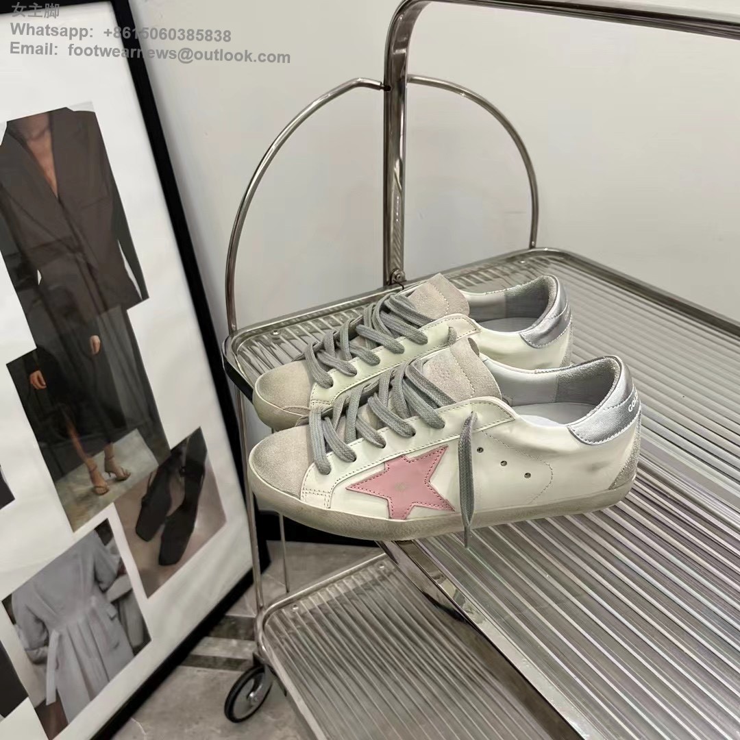 GOLDEN GOOSE Super Star Sneakers GGDB Low top Mens Women Shoes
