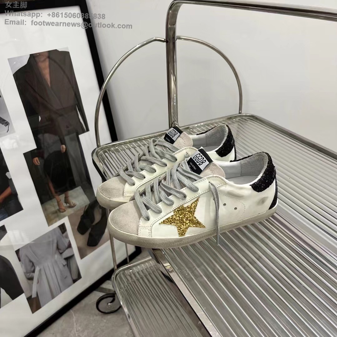 GOLDEN GOOSE Super Star Sneakers GGDB Low top Mens Women Shoes