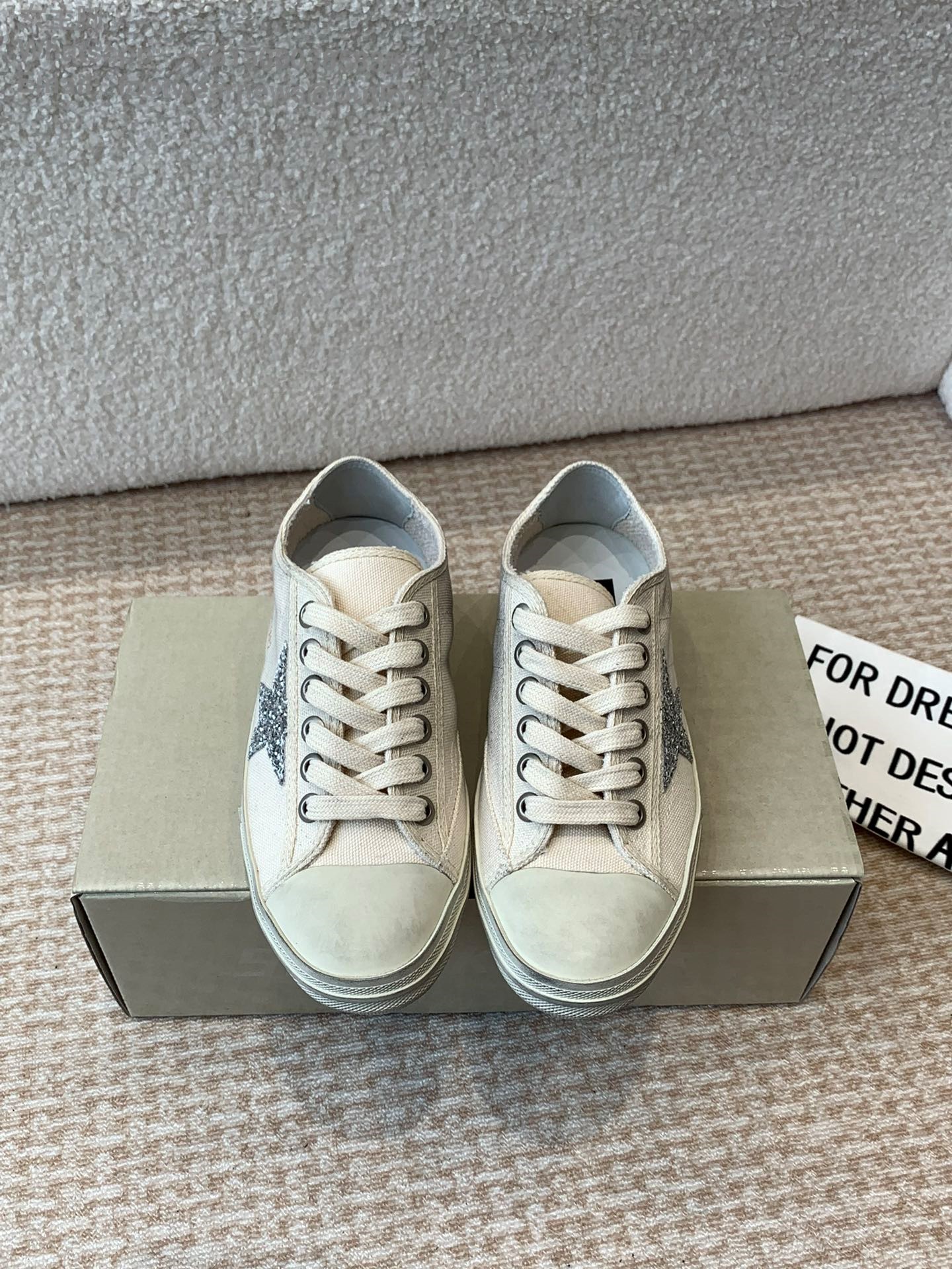 Golden Goose Vstar2 canvas Sneakers GGDB Mens Women Shoes