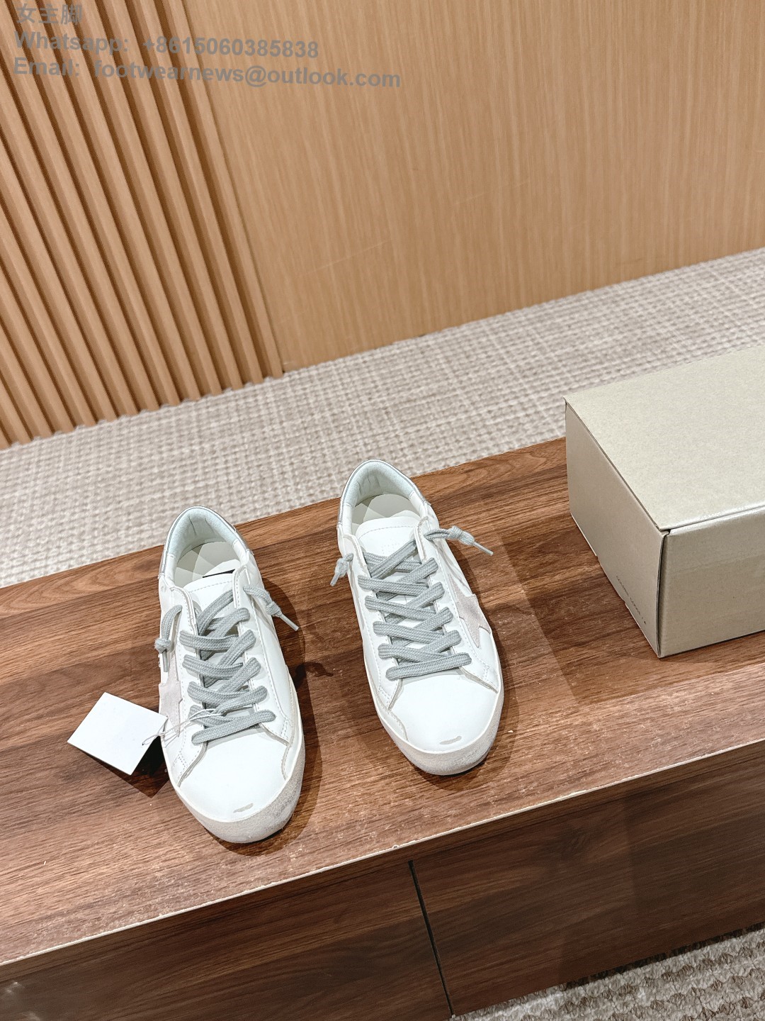 GOLDEN GOOSE super Star distressed leather sneakers ggdb women men shoes