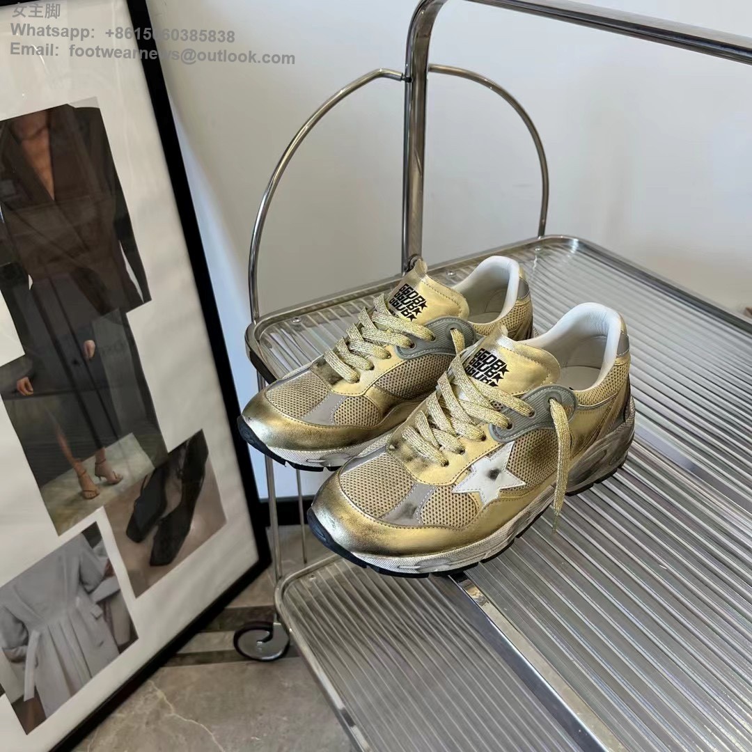 GOLDEN GOOSE Dad-Star Running Trainers GGDB Mens Women Sneaker Shoes