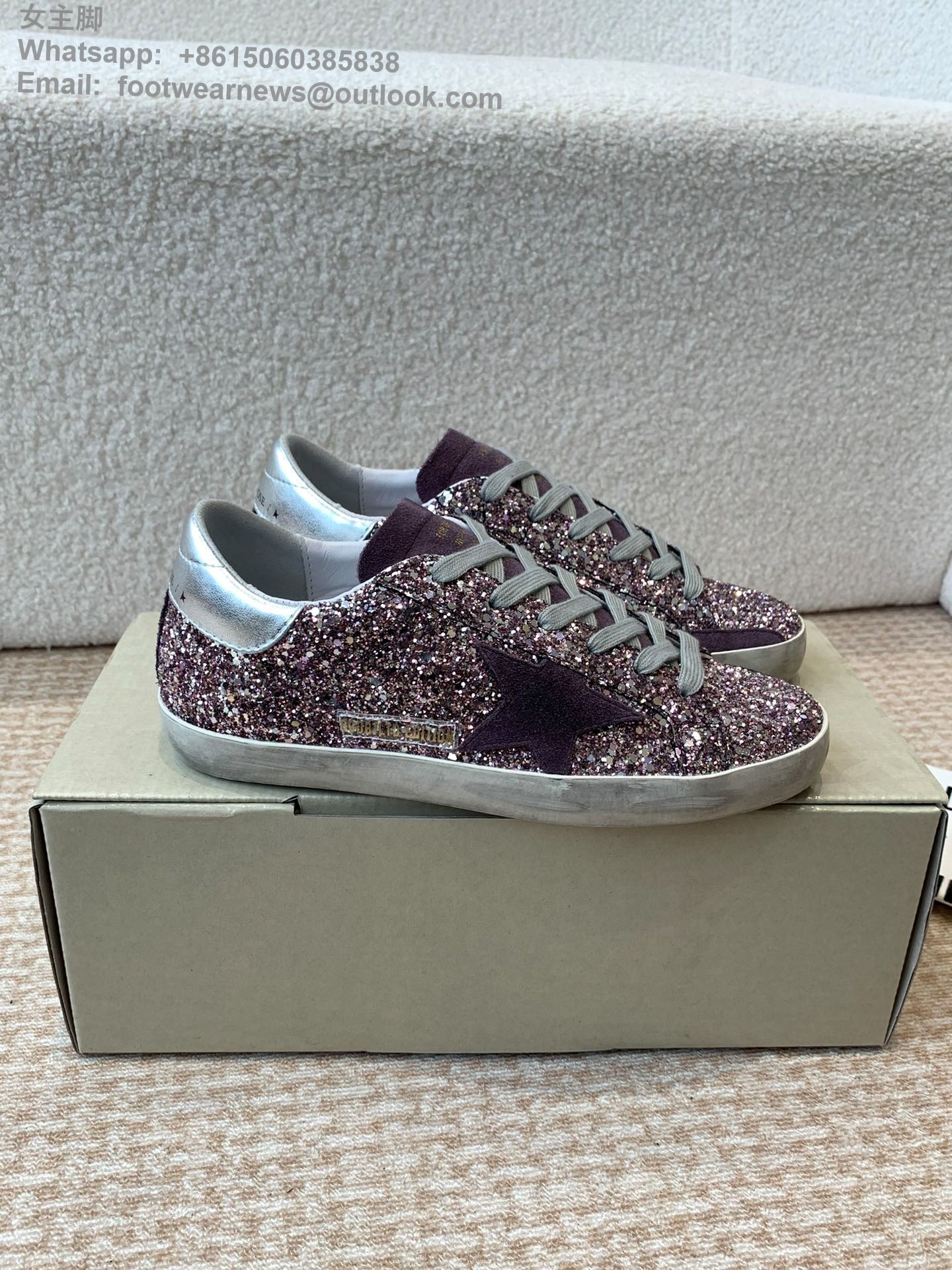Golden Goose Super star Sneakers GGDB Mens Women Shoes glitter