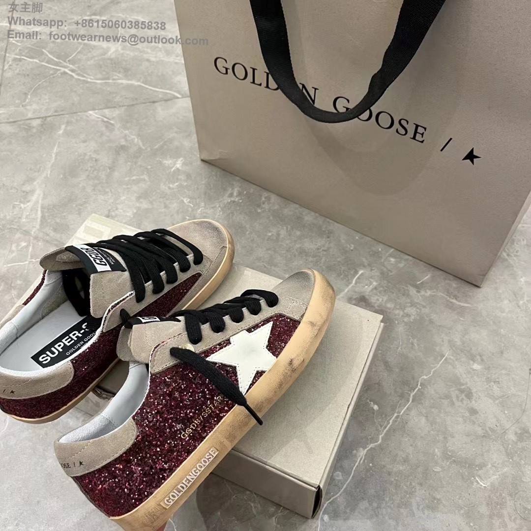 GOLDEN GOOSE Super Star Sneakers GGDB Low top Mens Women Shoes