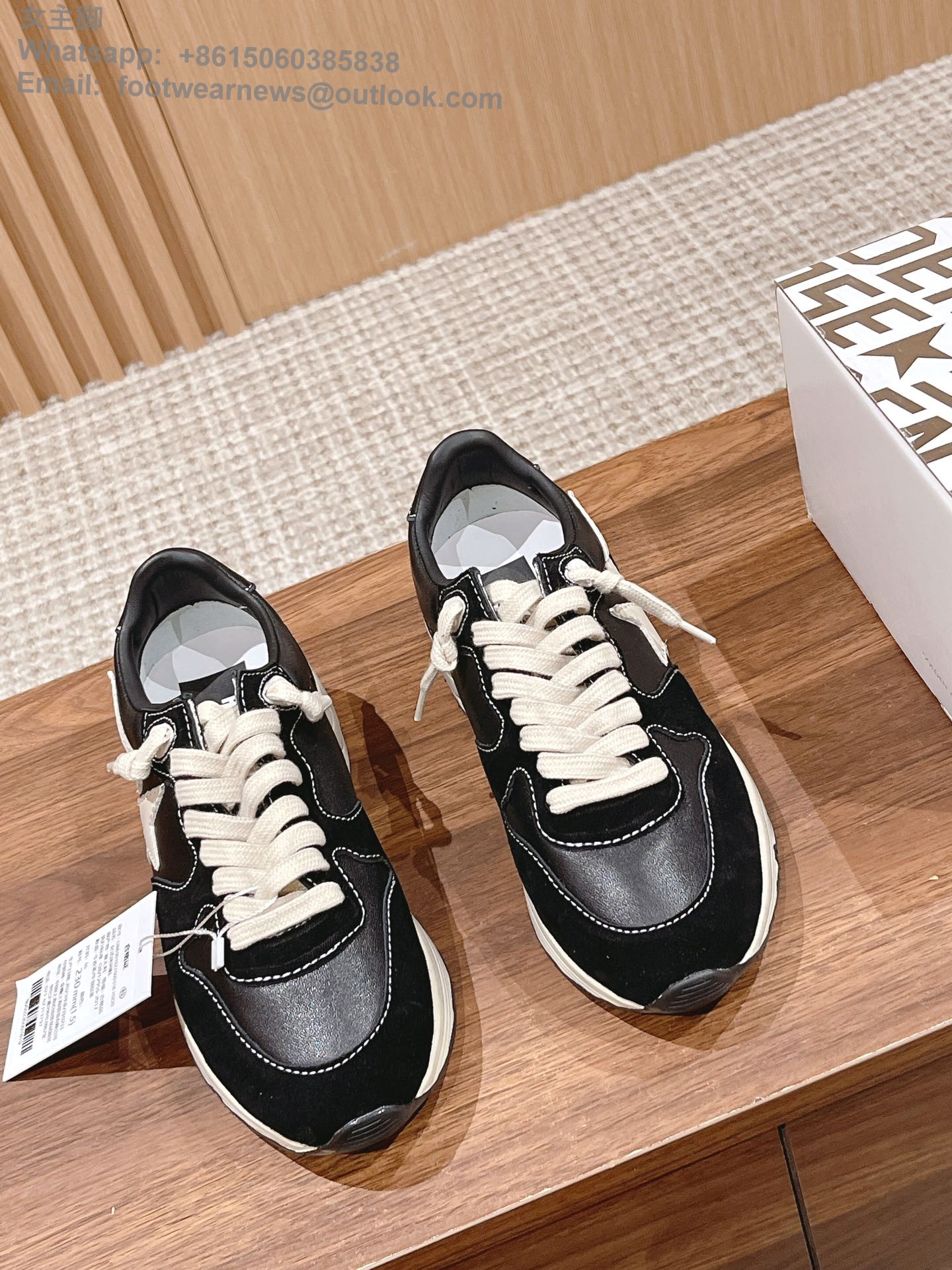 GOLDEN GOOSE Dad-Star Running Trainers GGDB Mens Women Sneaker Shoes black