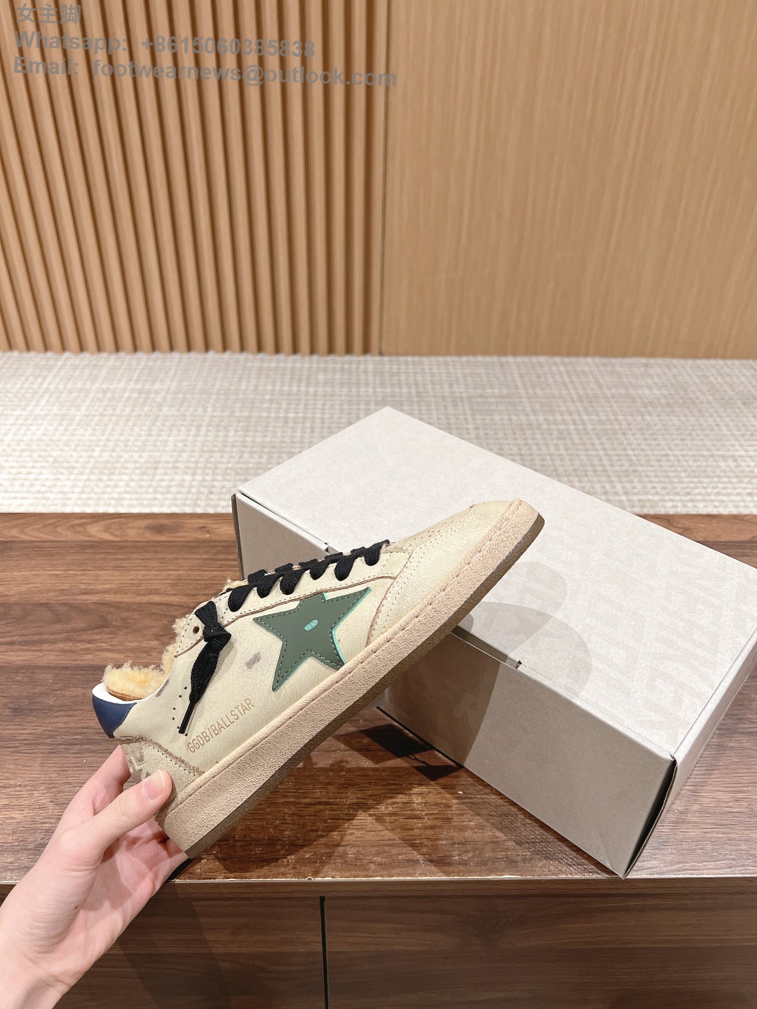 GOLDEN GOOSE Ball Star distressed leather sneakers ggdb women men shoes