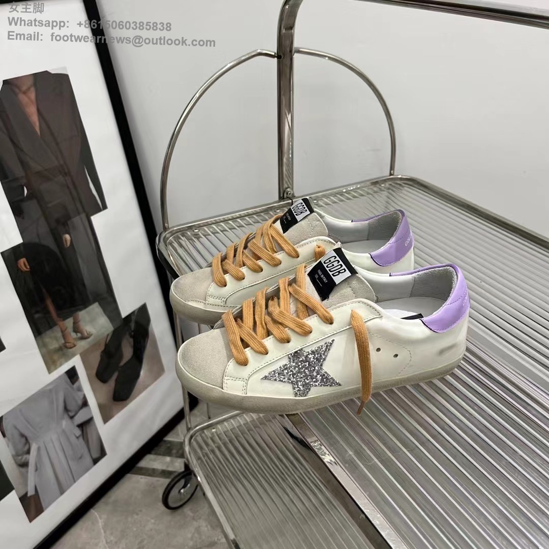 GOLDEN GOOSE Super Star Sneakers GGDB Low top Mens Women Shoes