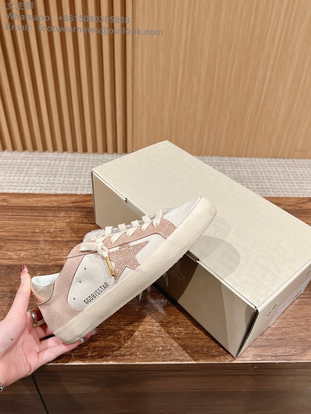 GOLDEN GOOSE Super star GGDB Mens Women Sneaker Shoes