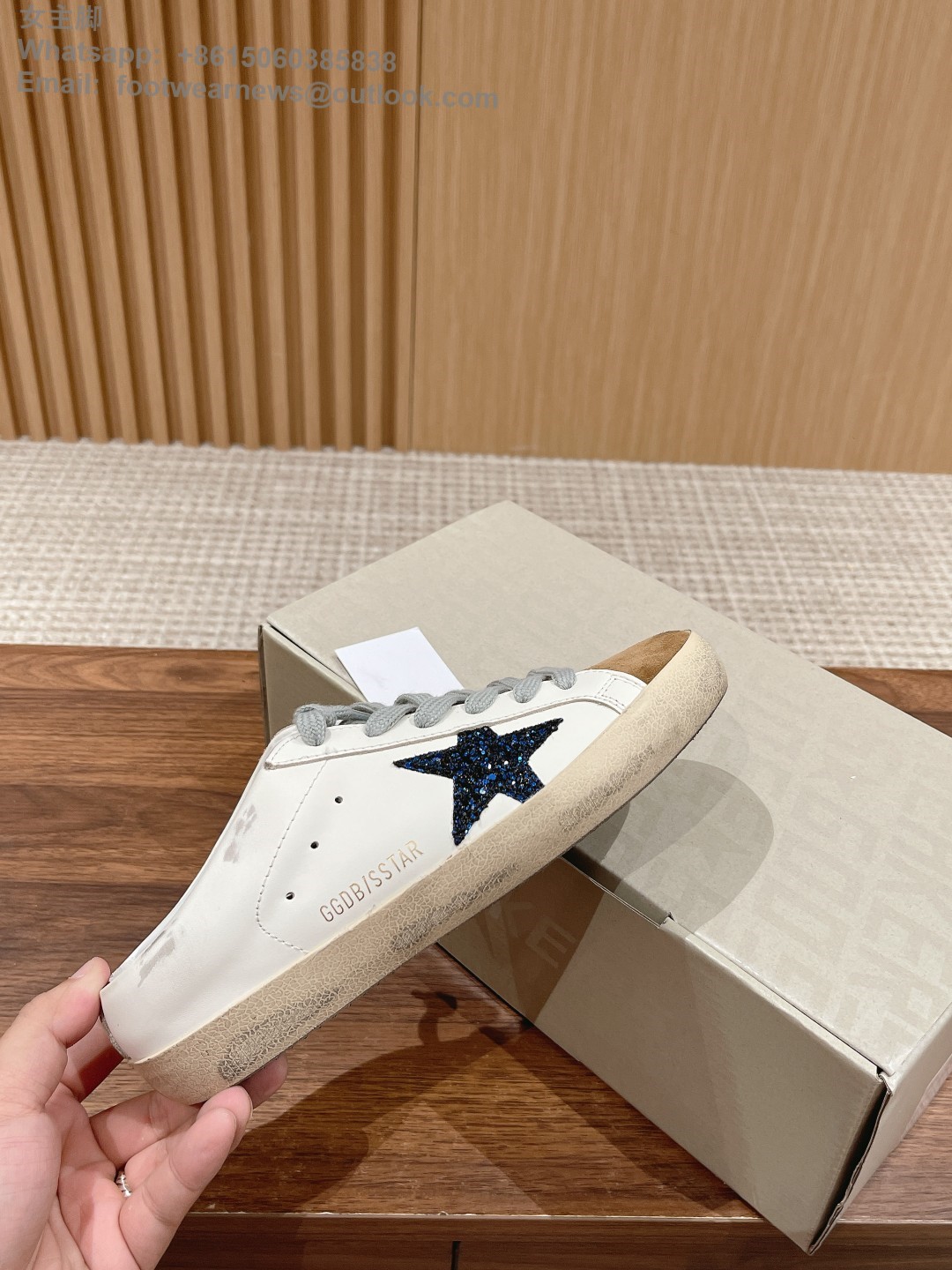 GOLDEN GOOSE Ball star Sabot Slip-On Low top sneakers GGDB Mens Women Shoes Slipper