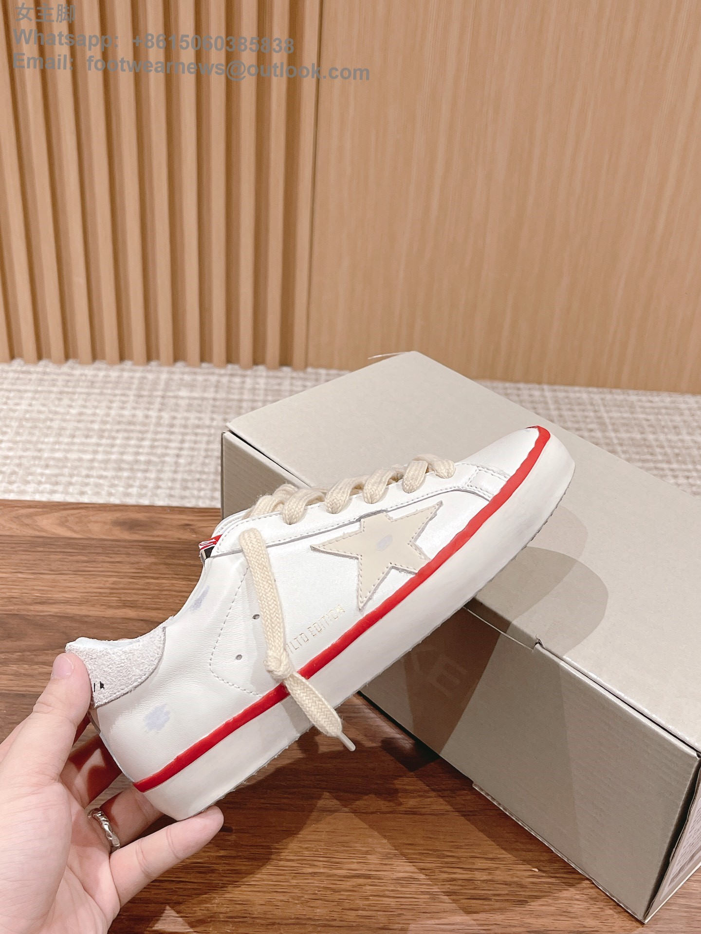 GOLDEN GOOSE super star Low top sneakers GGDB Mens Women Shoes