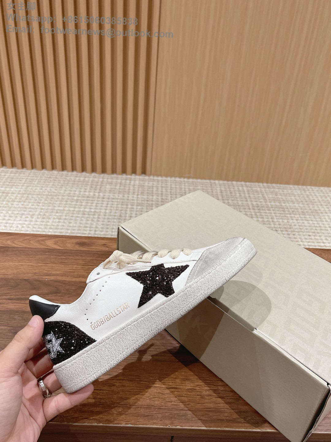 GOLDEN GOOSE Ball star Low top sneakers GGDB Mens Women Shoes