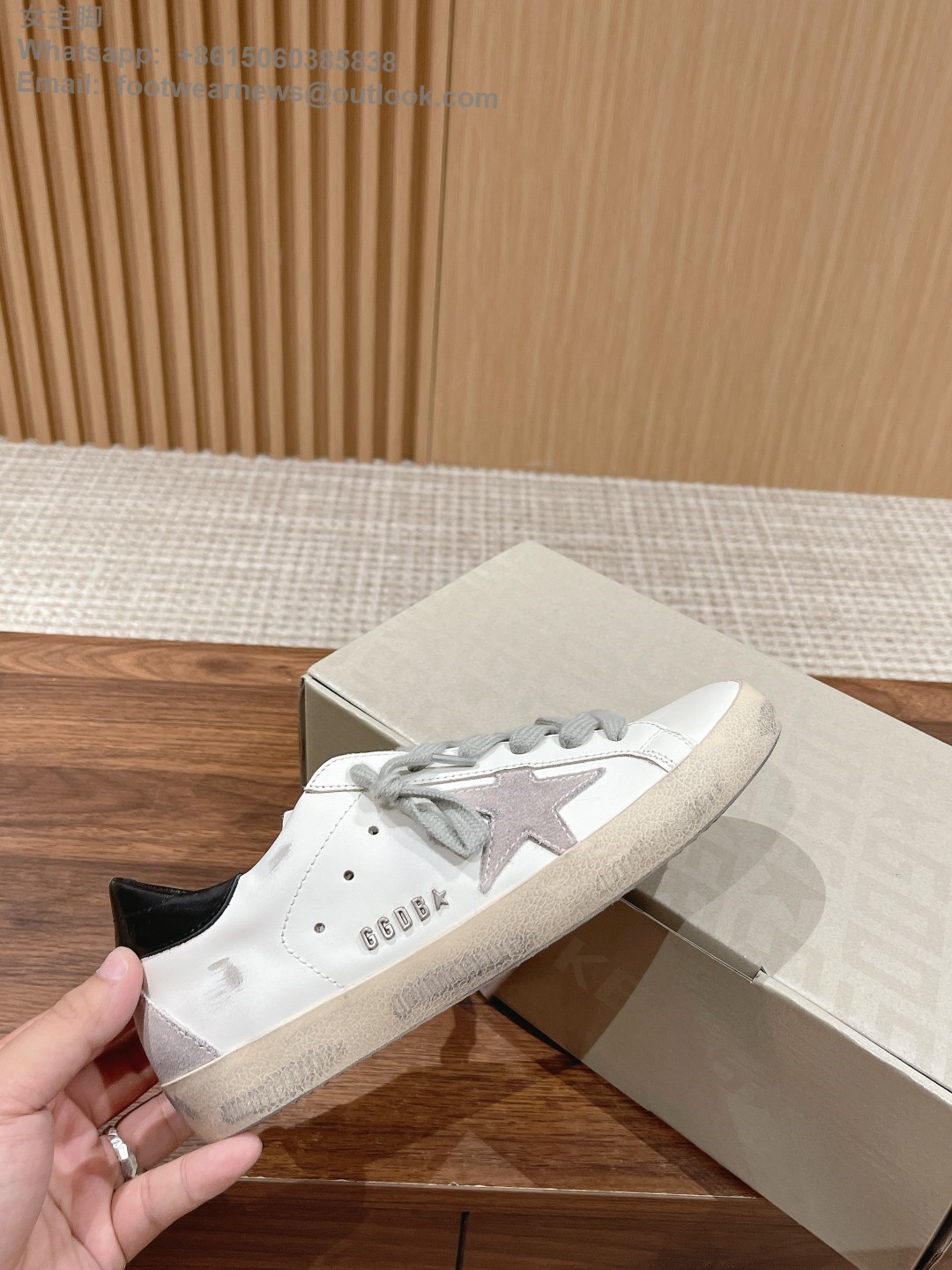 GOLDEN GOOSE super star Low top sneakers GGDB Mens Women Shoes