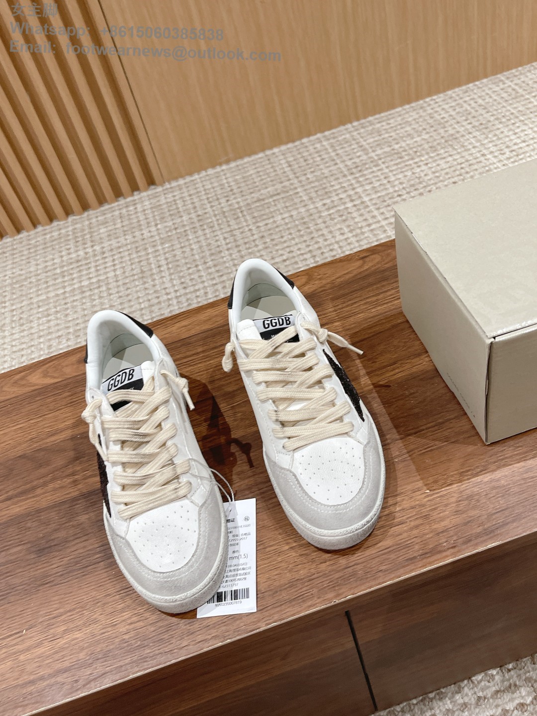 GOLDEN GOOSE Ball star Low top sneakers GGDB Mens Women Shoes