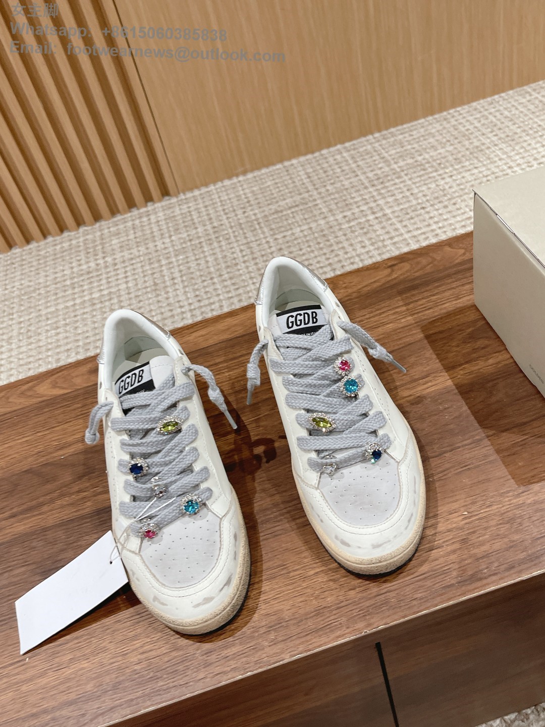 GOLDEN GOOSE Ball star Low top sneakers GGDB Mens Women Shoes diamond crystal