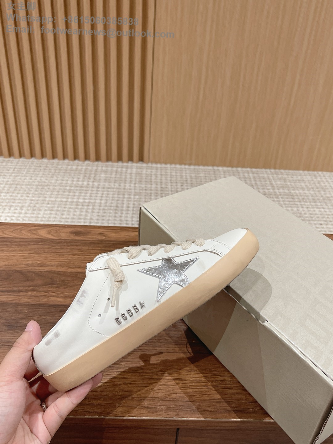 GOLDEN GOOSE Ball star Sabot Slip-On Low top sneakers GGDB Mens Women Shoes Slipper