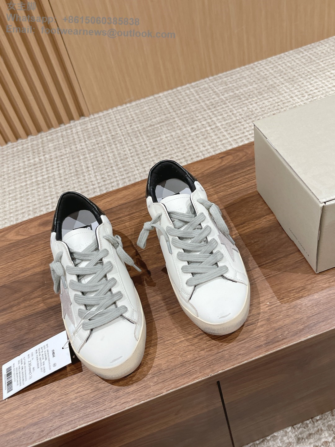 GOLDEN GOOSE super star Low top sneakers GGDB Mens Women Shoes