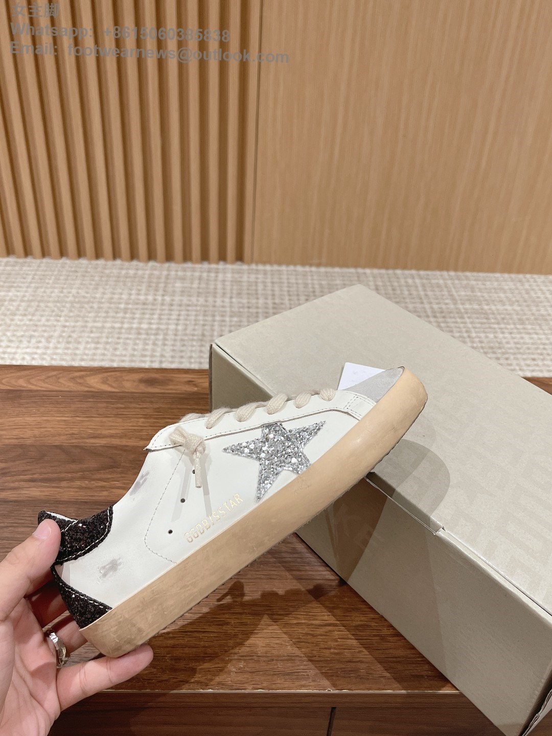 GOLDEN GOOSE super star Low top sneakers GGDB Mens Women Shoes