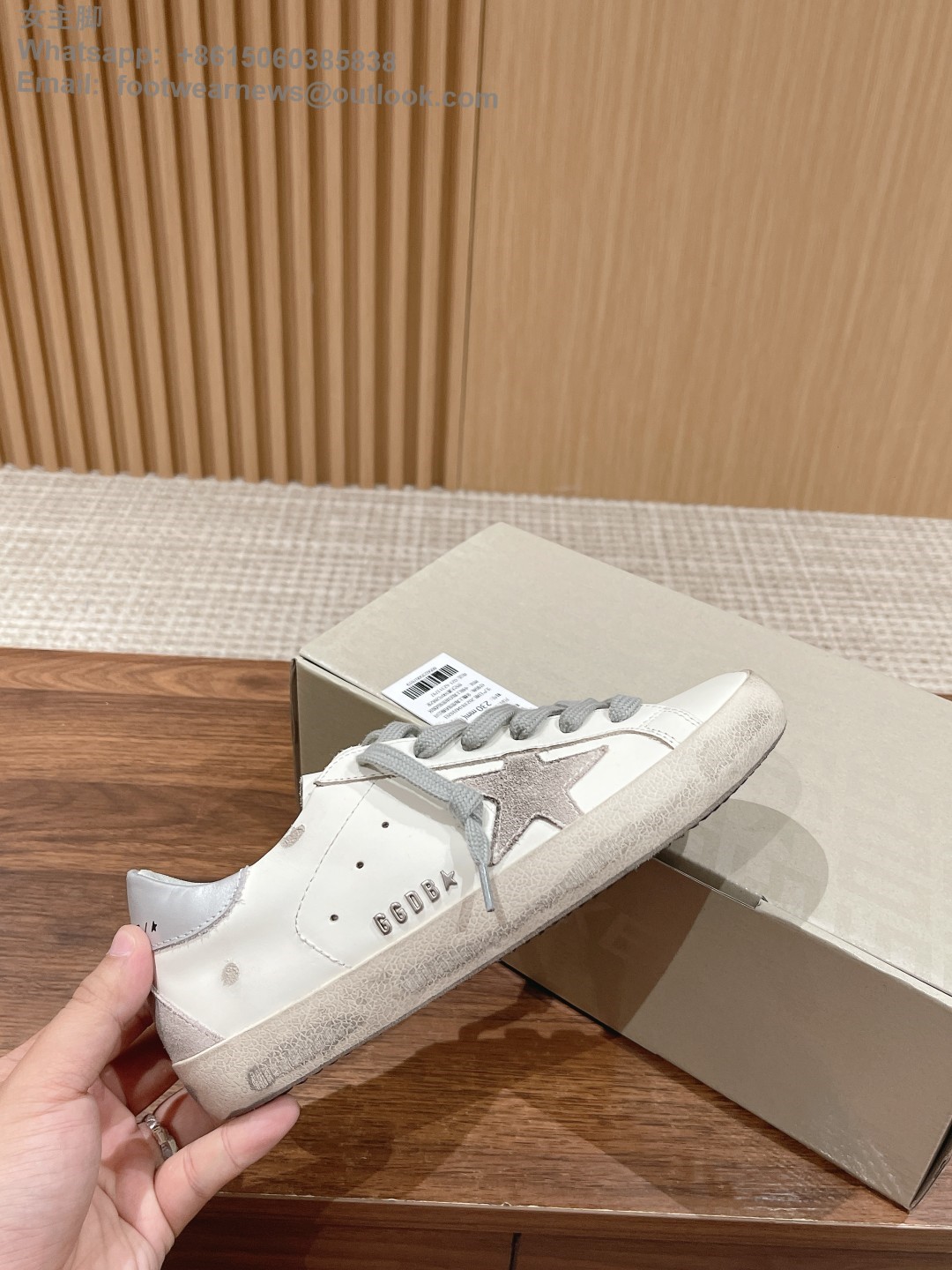 GOLDEN GOOSE super star Low top sneakers GGDB Mens Women Shoes