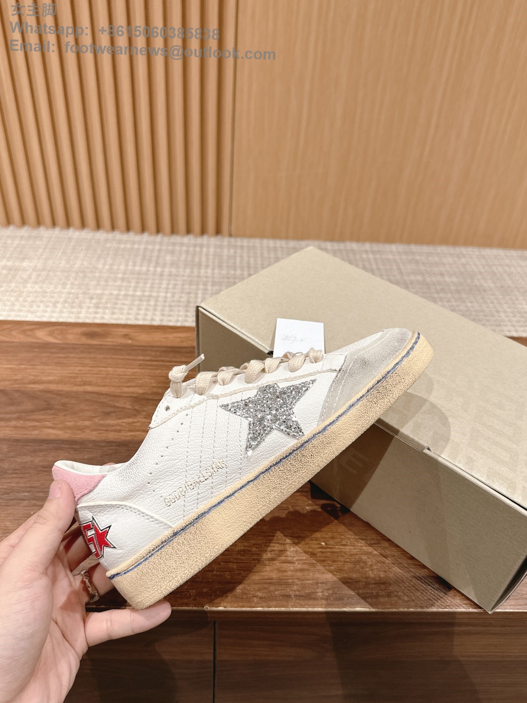GOLDEN GOOSE Ball star Sneakers ggdb women men shoes glitter