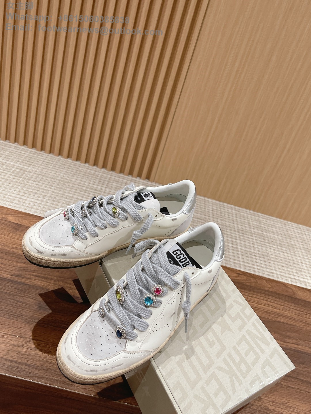 GOLDEN GOOSE Ball star Low top sneakers GGDB Mens Women Shoes diamond crystal