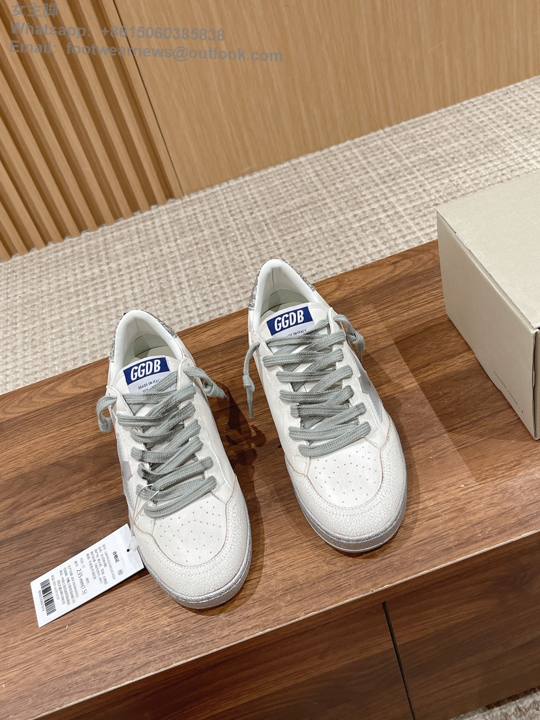 GOLDEN GOOSE Ball star Low top sneakers GGDB Mens Women Shoes