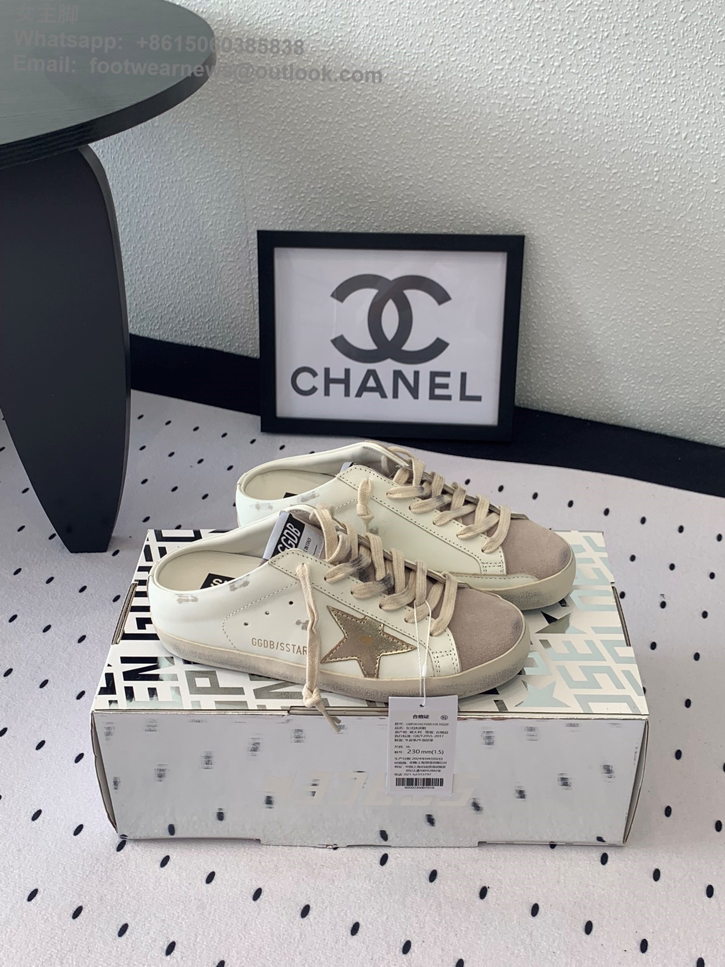 GOLDEN GOOSE Ball star Sabot Slip-On Low top sneakers GGDB Women Shoes Slipper