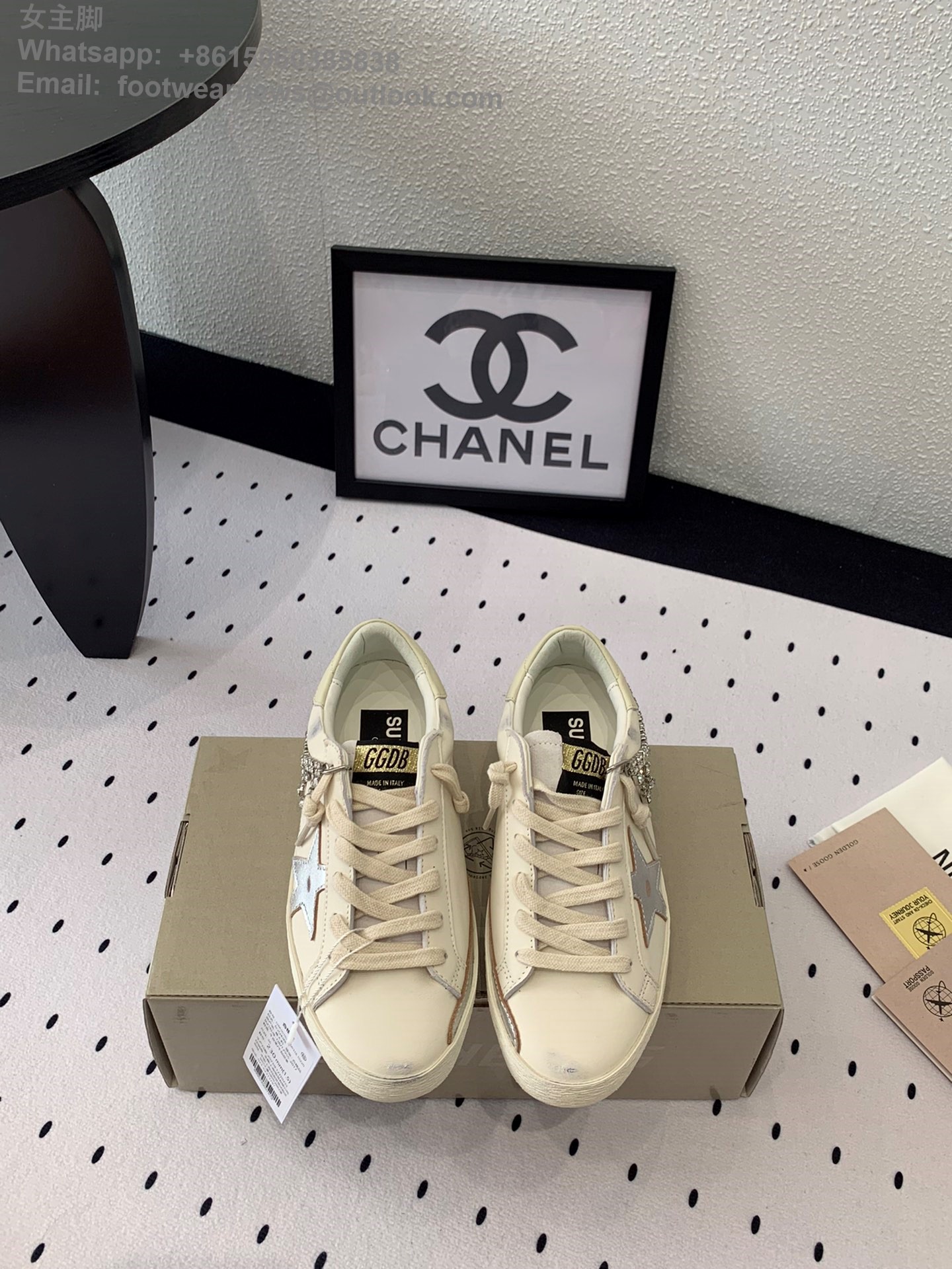 GOLDEN GOOSE super star Low top sneakers GGDB Women Shoes crystal