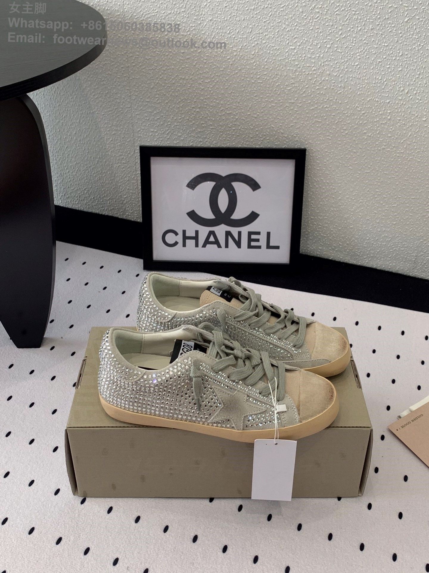 GOLDEN GOOSE super star Low top sneakers GGDB Women Shoes crystal