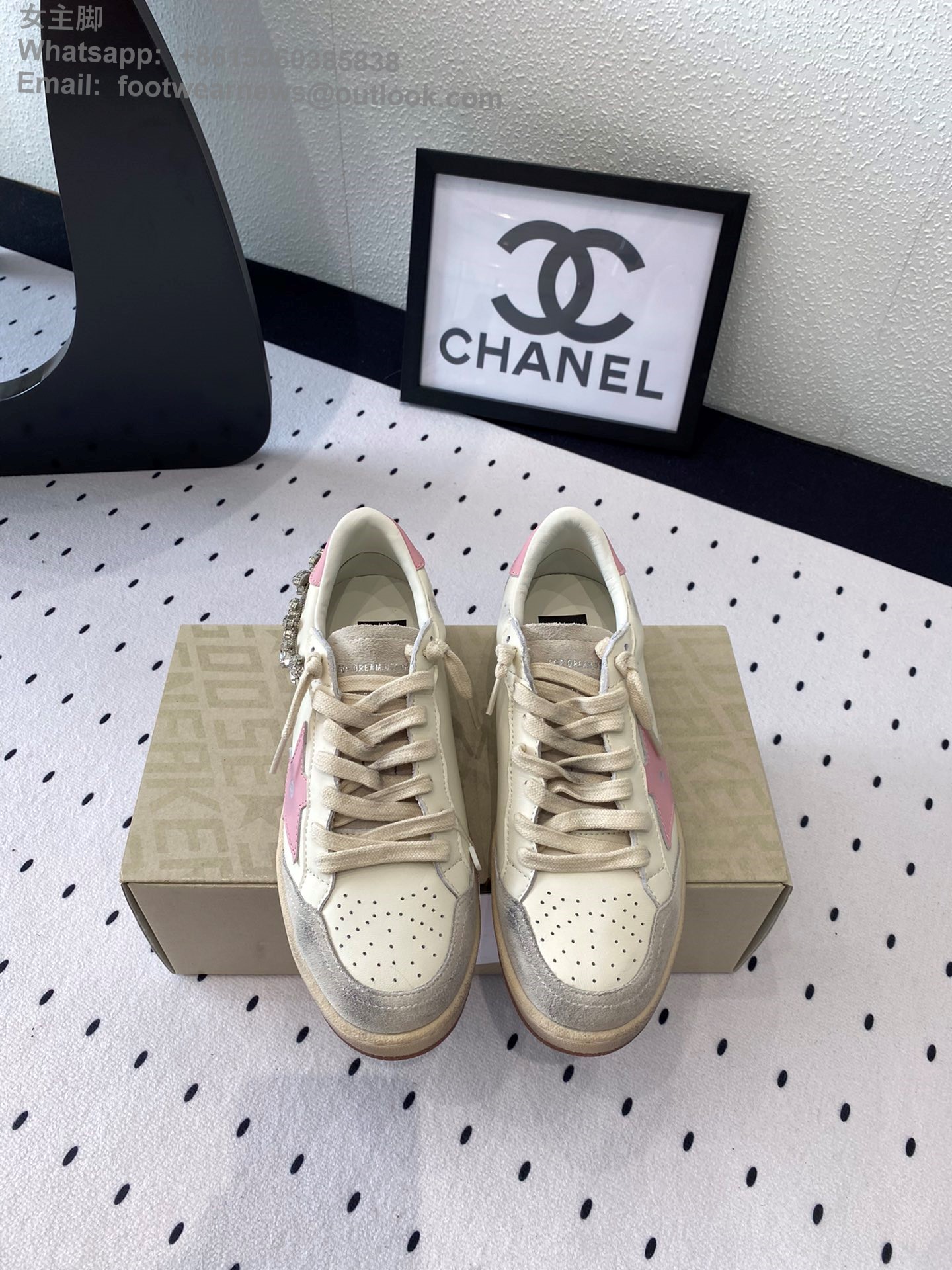 GOLDEN GOOSE super star Low top sneakers GGDB Women Shoes crystal