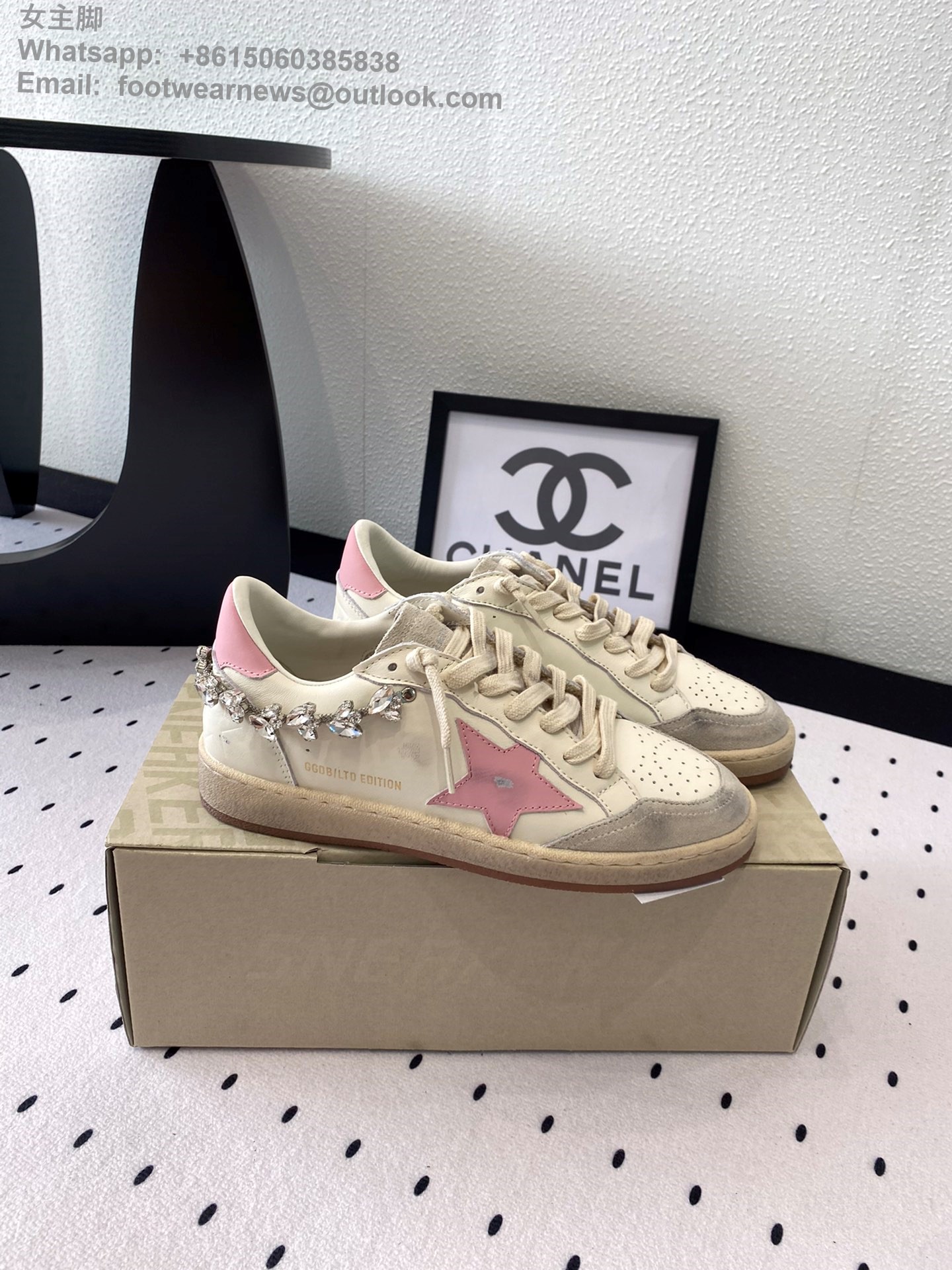 GOLDEN GOOSE super star Low top sneakers GGDB Women Shoes crystal